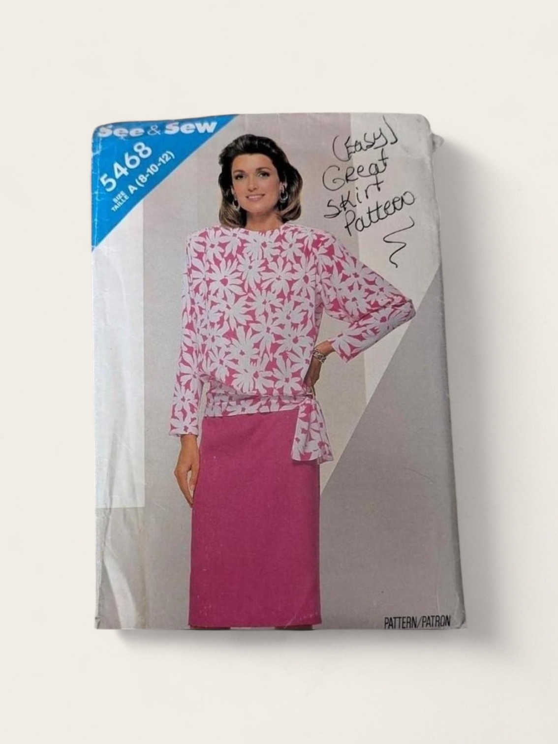 See And Sew Sewing Pattern